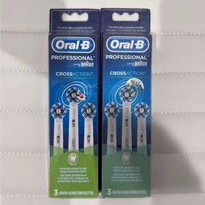 Oral-B Professional Cross Action Toothbrush Heads Lot of 6